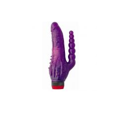 Jelly Caribbean Tango Double Dong Purple Vibrator